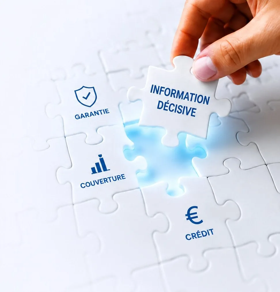 Assurance-crédit : l'information décisive pour la garantie, la couverture et le crédit